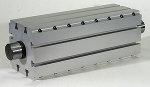 機械式締め付け用具 / 横型 / アルミニウム製 / 加工用部品