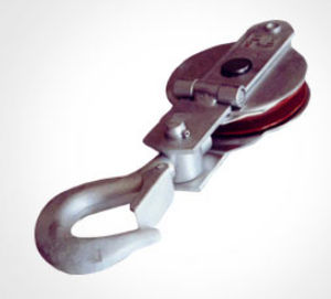 プラグ昇降滑車