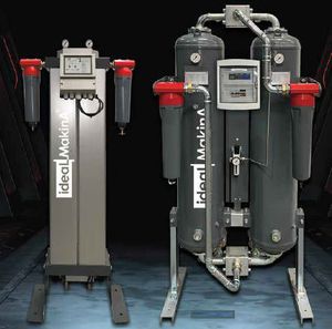 ヒートレス乾燥剤式圧縮空気乾燥機