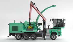 移動式ウッドチッパー