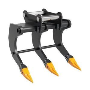 掘削機用森林用熊手