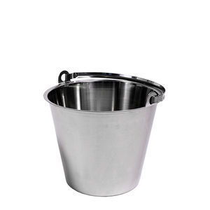 ステンレススチール製バケツ