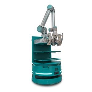 協力ロボット付き自律走行搬送ロボット