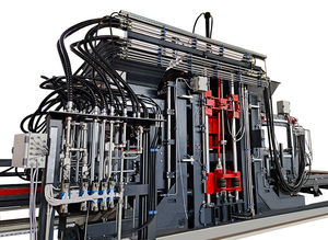 コンクリート製ブロックと敷石製造機