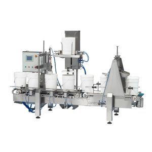 バケツ用充填および閉鎖機械