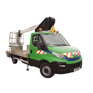 トラックへの取り付け可能伸縮ブーム型高所作業車 1