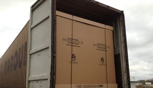 ボール紙製海上コンテナ