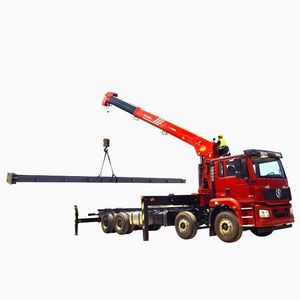 トラックへの取り付け可能クレ，ン