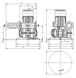 バイオガス用送風機