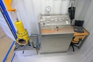圧力試験用ベンチ
