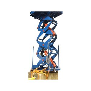 4段シザ-昇降台