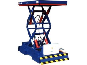 2段シザ，昇降台