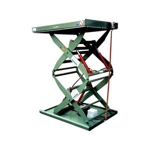 2段シザ，昇降台