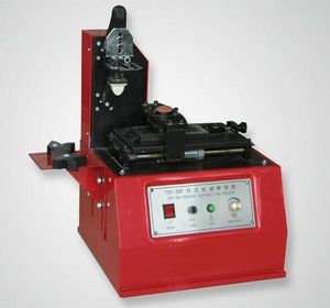 閉インキカップ付きパッド印刷機