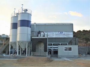 定置型コンクリート混合プラント 1