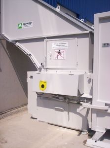 据え置き型廃棄物圧縮機