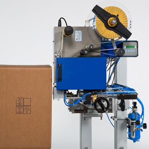 側面用ラベル印刷貼り付け機