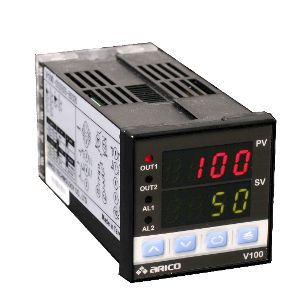 ダブルディスプレイ温度調節器