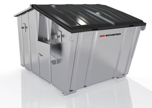 亜鉛めっき鋼製廃棄物コンテナ