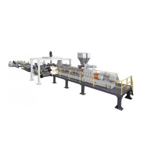 多層押出しライン - CWT series - Cowell(Nanjing)Extrusion Machinery Co.,Ltd. - ツイン スクリュー / 単層型 / シ－ト