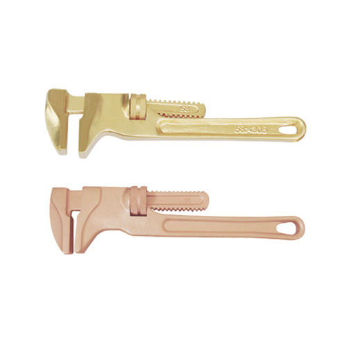 火花防止パイプレンチ - 127 series - HEBEI BOTOU SAFETY TOOLS CO.,LTD - 銅製 / 青銅 / 調整可能