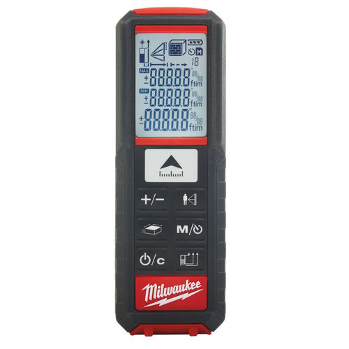 レーザーテレメーター - LDM 50 - Milwaukee - 携帯型 / 自動体積計算付き / メートル