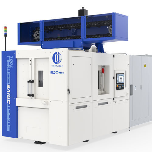5-3軸マシニングセンタ - SmartDriveComau 700L - COMAU - 横型 / 回転テーブル / 激しい使用に耐える