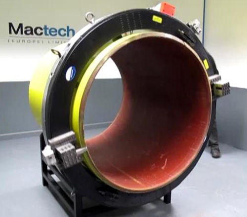 自動軌道パイプカッター - Clamshell - Mactech Europe Ltd