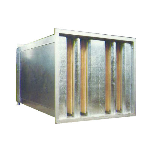 空気ダクト用消音器 - RAS, RAS-LF - SagiCofim - ダクト用 / コンプレッサー用 / スチール製