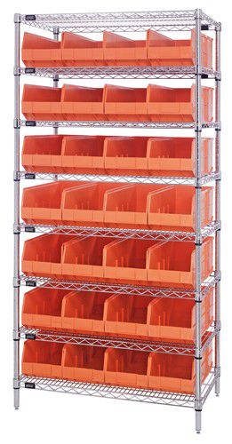 ワイヤーメッシュ棚 - WR8-x series - Quantum Storage systems