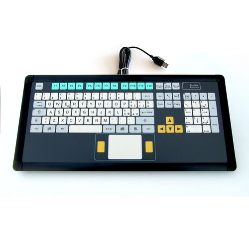 パネル設置用キーボード - KT-105-I-04 - k-tronic S.r.l. - メンブレン / マウスキー2つ付き / 105キー