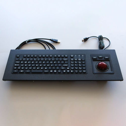 パネル設置用キーボード - KT-99-GSF-02 - k-tronic S.r.l. - メカニカルキー / マウスキー3つ付き / 99キー