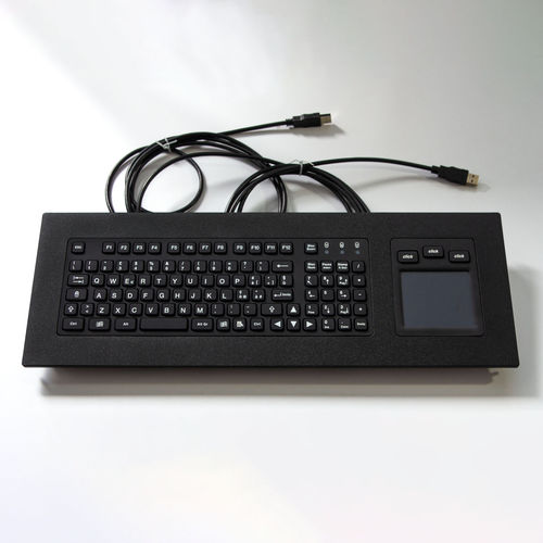 パネル設置用キーボード - KT-99-GSF-01 - k-tronic S.r.l. - メカニカルキー / マウスキー3つ付き / 99キー