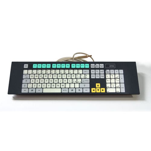 ラックマウントキーボード - KT-105-K-13 - k-tronic S.r.l. - メンブレン / 105キー / 産業用