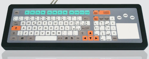 卓上キーボード - KT-100-T-04 - k-tronic S.r.l. - メカニカルキー / メンブレン / マウスキー3つ付き