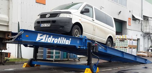 車両用搭載用スロープ - MR14T - Hidrotiltai - 移動式 / 調整可能