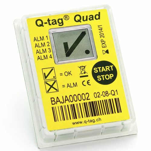 温度表示器 - Q-tag Quad - Berlinger & Co. AG - 直接読み取り式