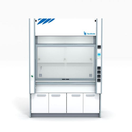 実験用フューム フード - BECOME D - Burdinola Deutschland GmbH - 化学吸引 / 床置き / ステンレス鋼製