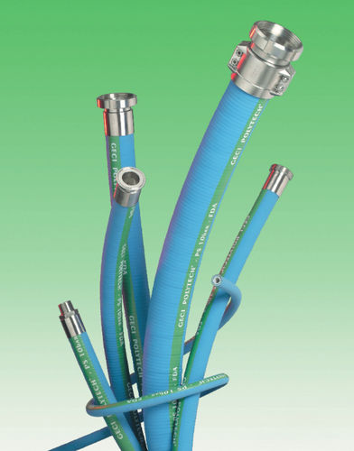 化学製品用ホース - POLYTECH®  - GECITECH SAS - 食品用 / EPDM / ステンレススチール製