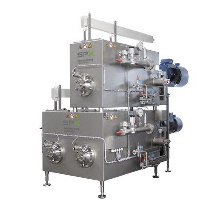 表面かき取り式熱交換器 - Kombinator® 250S - Gerstenberg Schröder - 液体/ガス / ステンレススチール製 / 食品産業用