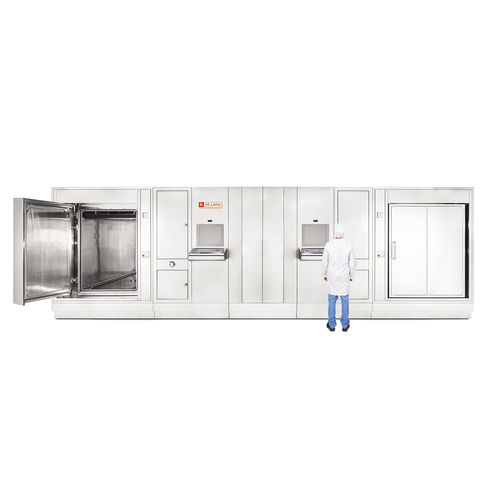 実験用滅菌機 - DLOV series - DE LAMA S.p.A. - スチーム / 化学 / 横型