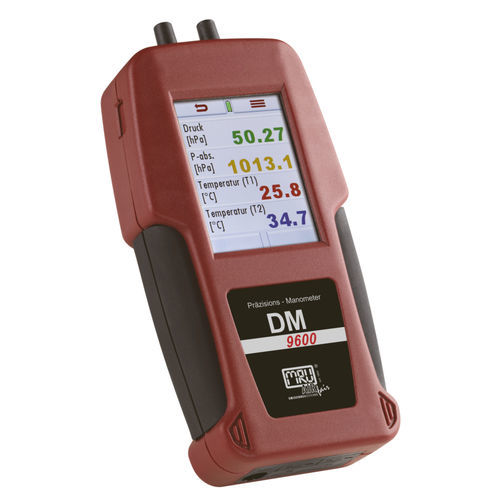 差動マイクロ圧力計 - DM 9600 - MRU – Messgeräte für Rauchgase und Umweltschutz - 液晶ディスプレイ / Bluetooth / USB