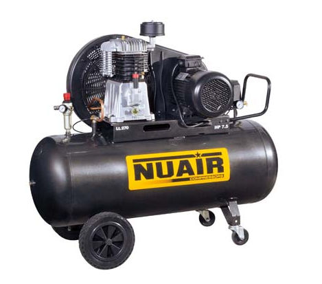 ピストン式コンプレッサー - NB7/7,5CT/270 - NUAir compressors - エア / 電動 / キャスター付き