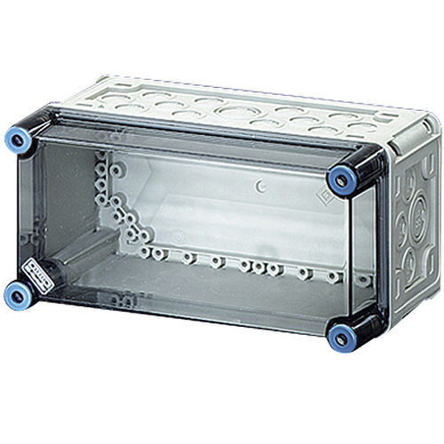 DINレール用ボックス - MI 0100 - Hensel - 長方形 / ポリカーボネート製 / 金属ワイヤー製