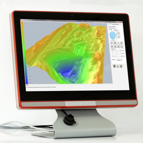 カラー液晶ディスプレーパネルPC - Uniq PC 190 KD - ELCOM - 容量方式タッチスクリーン / 19インチ / 1440 x 900