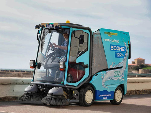 車載型スイーパー - 500 H2 - CMAR - 水素 / 屋外用 / 埃