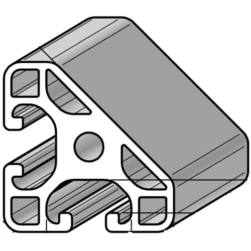 アルミニウムプロファイル - PRO4040L45 - Alváris Profile Systems GmbH - 三角形 / 45° / 建築用
