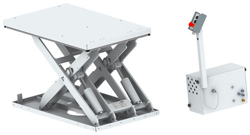シザー昇降台 - FFF series - Ventzki Handling Systems - 電気油圧式 / 定置型 / 積載用