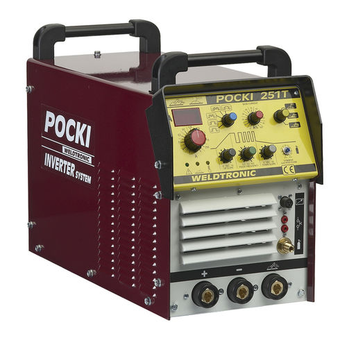 MMA溶接機 - POCKI 251 T - WELDTRONIC SRL - TIG / 三相 / パルスDC