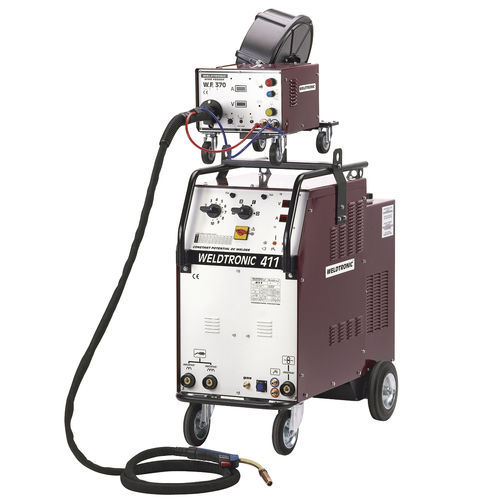 MIG-MAG溶接機 - MIG 411 - 531 - 651 - WELDTRONIC SRL - 三相 / 半自動 / セパレートワイヤーフィーダー
